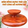 Mâm bồng đĩa gỗ hương đá nghệ thuật thờ cúng - Đựng trái cây sang trọng, tinh xảo - Giá ưu đãi 296.000 VND 4