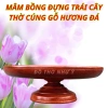 Mâm bồng đĩa gỗ hương đá nghệ thuật thờ cúng - Đựng trái cây sang trọng, tinh xảo - Giá ưu đãi 296.000 VND 7