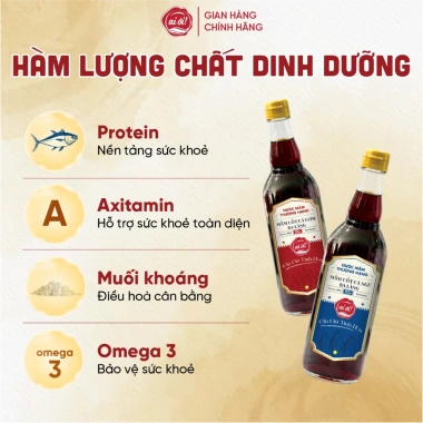 Mắm Cốt Cá Thu Ba Làng Độ Đạm 55N 500ml - Nước Mắm, nước chấm, giá chỉ 89.000đ