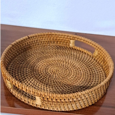 Mâm mây và khay mây bày món ăn - Decor chụp hình sang trọng, giảm giá 95.000₫
