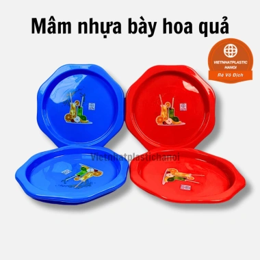 Mâm nhựa bày hoa quả chính hãng khay bê đồ 5.668 - Giá chỉ 20.000, giảm mạnh