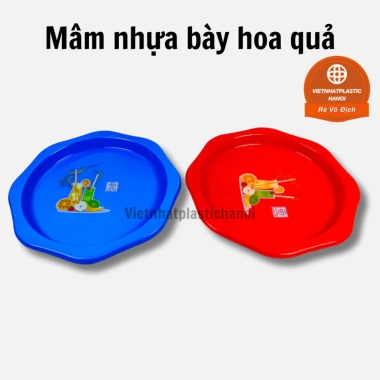 Mâm nhựa bày hoa quả chính hãng khay bê đồ 5.668 - Giá chỉ 20.000, giảm mạnh