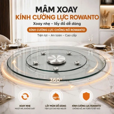 Mâm Xoay Bàn Ăn Kính Cường Lực 10mm – Đa Kích Thước 60‑120cm, Hoạ Tiết Thuận Buồm, Siêu Cứng Cáp, Giá Ưu Đãi 1.175.000₫ 2