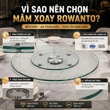 Mâm Xoay Bàn Ăn Kính Cường Lực 10mm – Đa Kích Thước 60‑120cm, Hoạ Tiết Thuận Buồm, Siêu Cứng Cáp, Giá Ưu Đãi 1.175.000₫ 3