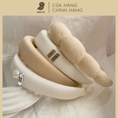 Mấn Băng Đô Cài Tóc Nhà Cú Đỏ Rượu Vang Vải Xốp Sang Trọng - Phù hợp tiệc tùng chụp hình và áo dài Tết giá 19.500 5