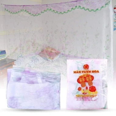 Màn chống muỗi mùng ngủ có cửa và không cửa, hoa dày dặn, kích thước chuẩn, giảm giá 82.000₫ 4