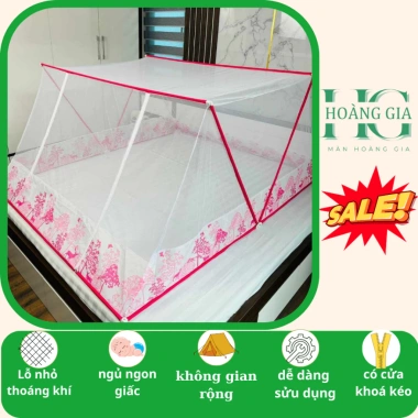 Màn chụp gấp gọn thông minh khung inox, mùng xếp hoa xanh đỏ nâu - Đủ size, giá ưu đãi 113.400₫ 4 Màn chụp gấp gọn thông minh khung inox, mùng xếp hoa xanh đỏ nâu - Đủ size, giá ưu đãi 113.400₫ 4