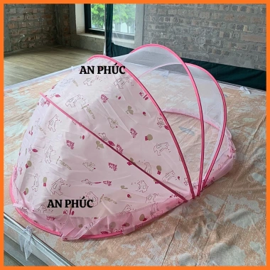 Màn chụp gấp gọn tự bung cho bé - mùng ngủ chống muỗi, họa tiết đẹp An Phúc, 89.000₫