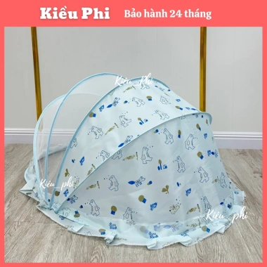 Màn chụp trẻ em cao cấp mùng tự bung, gấp gọn họa tiết, chống muỗi - 166.600₫
