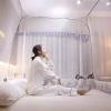 Màn chụp tự bung cao cấp cho người lớn, điểm vuông, chống muỗi, gấp gọn 1.6-2.2m – Giá ưu đãi 139k 8