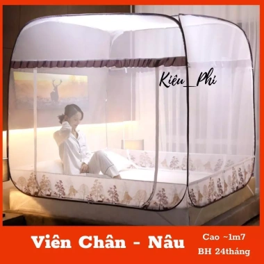 Màn chụp tự bung cao cấp cho người lớn, điểm vuông, chống muỗi, gấp gọn 1.6-2.2m – Giá ưu đãi 139k 10 Màn chụp tự bung cao cấp cho người lớn, điểm vuông, chống muỗi, gấp gọn 1.6-2.2m – Giá ưu đãi 139k 10