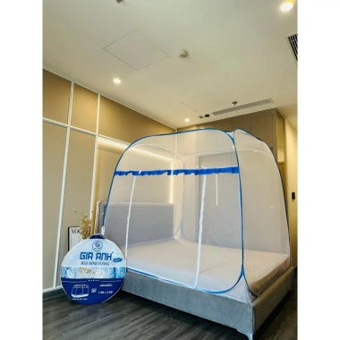Màn chụp tự bung chống muỗi thông minh cao cấp, gấp gọn tiện lợi - Gia Anh, BH 18 tháng, chỉ 100.000₫ 4