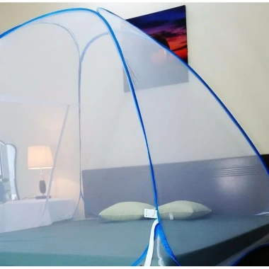 Màn chụp tự bung viền in hoa giá xả kho chỉ 99k - Giao nhanh, trang trí dễ dàng