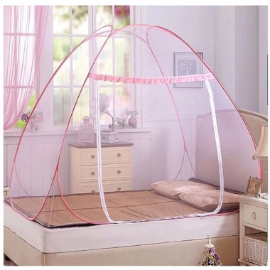 Màn chụp tự bung viền in hoa giá xả kho chỉ 99k - Giao nhanh, trang trí dễ dàng