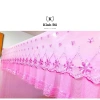 Màn cung đình vải Tuyn lạnh chống muỗi 2m x 2m, viền hoa 3 mặt KINH ĐÔ, may đo theo yêu cầu 3