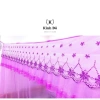 Màn cung đình vải Tuyn lạnh chống muỗi 2m x 2m, viền hoa 3 mặt KINH ĐÔ, may đo theo yêu cầu 4
