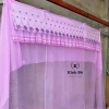 Màn cung đình vải Tuyn lạnh chống muỗi 2m x 2m, viền hoa 3 mặt KINH ĐÔ, may đo theo yêu cầu 5