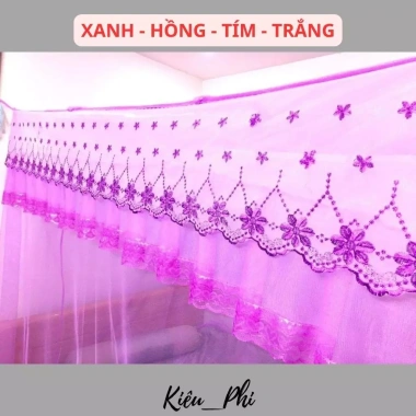 Màn Dây Tuyn Thái Mắc 4 Góc - Màn Mắc Tay Chống Muỗi, Họa Tiết Thêu Hoa Đẹp Mắt, Giá 79.000đ (Giảm từ 98.750đ) 4 Màn Dây Tuyn Thái Mắc 4 Góc - Màn Mắc Tay Chống Muỗi, Họa Tiết Thêu Hoa Đẹp Mắt, Giá 79.000đ (Giảm từ 98.750đ) 4