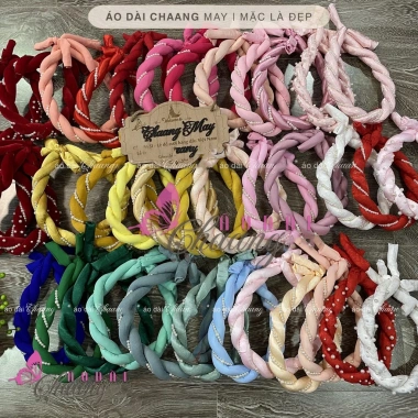 Mấn đội đầu áo dài vấn xoán hạt ngọc - Phụ kiện cài tóc cô dâu lễ tết 48,647 VND