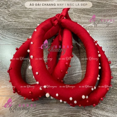 Mấn Đội Đầu Cài Tóc Cô Dâu Thiết Kế Đẹp, Phù Hợp Áo Dài Cao Cấp - 125k
