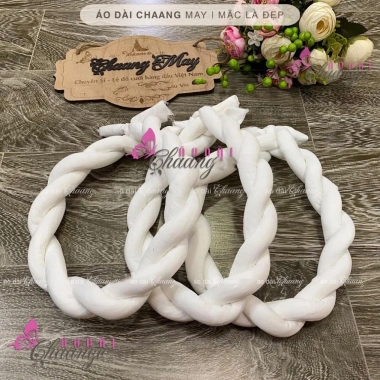 Mấn đội đầu vấn trơn thu nhỏ phụ kiện áo dài đẹp giảm giá 20% 2 Mấn đội đầu vấn trơn thu nhỏ phụ kiện áo dài đẹp giảm giá 20% 2