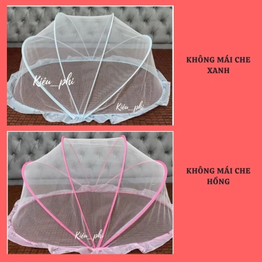 Màn gấp gọn cho bé Kiều Phi tiện lợi, tự bung ngủ, chống muỗi, màu họa tiết, 96.000 VND