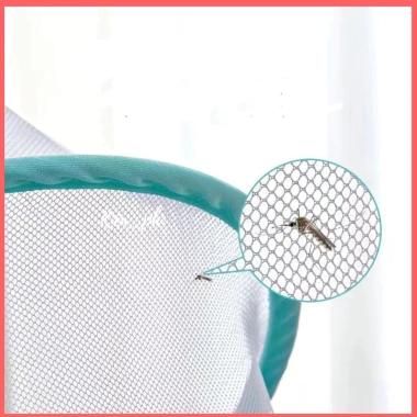 Màn gấp gọn cho bé Kiều Phi tiện lợi, tự bung ngủ, chống muỗi, màu họa tiết, 96.000 VND