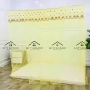 Màn hạ mạc 4 góc Tuyn Thái chống muỗi, khung họa tiết thêu hoa, giá chỉ 145.000đ 5