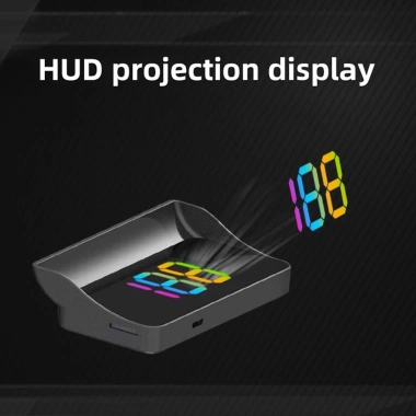 Màn hình HUD GPS kỹ thuật số cho ô tô - Đầu lên hiển thị tốc độ, khoảng cách, thời gian