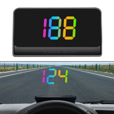 Màn hình HUD GPS kỹ thuật số cho ô tô - Đầu lên hiển thị tốc độ, khoảng cách, thời gian