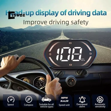 Màn hình HUD USB ô tô xe máy - Đồng hồ tốc độ kỹ thuật số GPS KMH/MPH, hiển thị nhanh, mới 2.024 2 Màn hình HUD USB ô tô xe máy - Đồng hồ tốc độ kỹ thuật số GPS KMH/MPH, hiển thị nhanh, mới 2.024 2