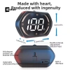 Màn hình HUD USB ô tô xe máy - Đồng hồ tốc độ kỹ thuật số GPS KMH/MPH, hiển thị nhanh, mới 2.024 9