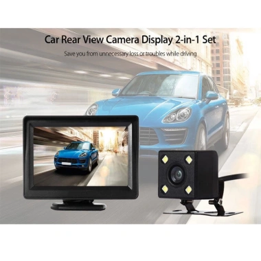 Màn hình LCD 4.3 inch ô tô – Camera đảo ngược HD IR, tầm nhìn ban đêm, giá 358.600₫ 3