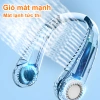 Màn Hình LED Mini + Quạt Di Động USB, Thiết Bị Thể Thao Ngoài Trời, Treo Cổ, Giá 238k 2