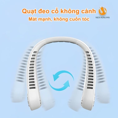 Màn Hình LED Mini + Quạt Di Động USB, Thiết Bị Thể Thao Ngoài Trời, Treo Cổ, Giá 238k
