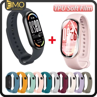 Màn Hình Mềm và Dây Đeo Trang Chủ Bảo Vệ Toàn Màn cho Mi Band 10/9/8 - 41.895 VND