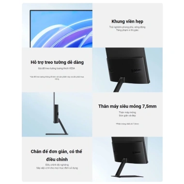 Màn Hình PC Xiaomi Monitor A27i EU Chính Hãng - 27 inch, 144Hz, 36 Tháng BH, Giá 3.2tr 9 Màn Hình PC Xiaomi Monitor A27i EU Chính Hãng - 27 inch, 144Hz, 36 Tháng BH, Giá 3.2tr 9