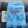 Màn khung vuông inox không khoan tường, mùng ngủ chống muỗi cửa vén thêu ren hoa mai, giảm 23% 8