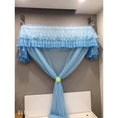 Màn Khung Xếp Gọn Trọn Bộ Thêu Hoa Mai – Bảo Hành Khung 12 Tháng, Tặng Vít Nở, Giá Ưu Đãi 600k 2