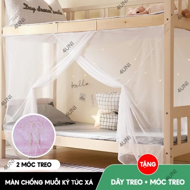 Màn ký túc xá 4UNI - Chắn muỗi, tuyn, giường tầng, giá chỉ 64.900 VNĐ 3