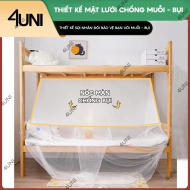 Màn ký túc xá 4UNI - Chắn muỗi, tuyn, giường tầng, giá chỉ 64.900 VNĐ 5