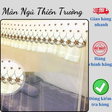 Màn lớn 2.5x2m - 4x2m, mắt nhỏ chống muỗi hiệu quả, kích thước đa dạng, giá ưu đãi 140.000₫