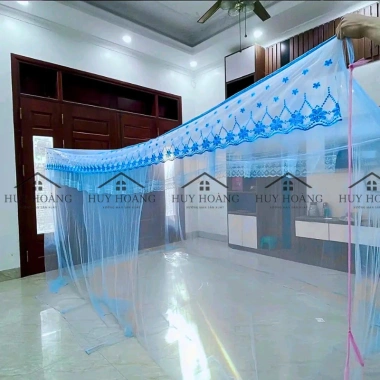 Màn Mùng Dây Tuyn Thái Cỡ Lớn 2m-5m - Huy Hoàng Giá 152.000 VND