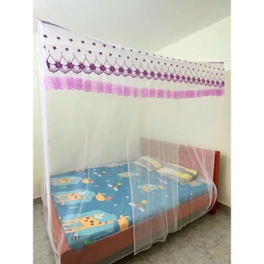 Màn Mùng Dây Tuyn Thái Cỡ Lớn 2m-5m - Huy Hoàng Giá 152.000 VND