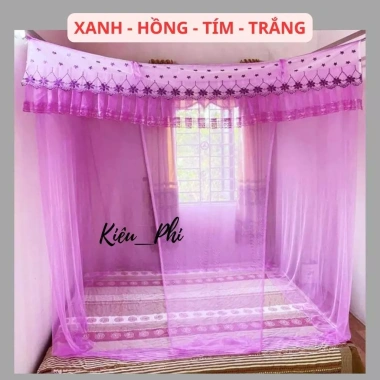 Màn mùng tuyn treo bốn góc hoa mai - Chống muỗi, tự bung, giá chỉ 104.000₫ 4 Màn mùng tuyn treo bốn góc hoa mai - Chống muỗi, tự bung, giá chỉ 104.000₫ 4