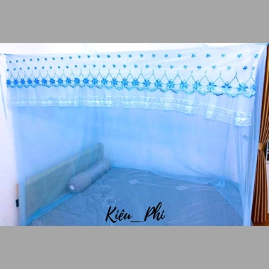 Màn mùng tuyn treo bốn góc hoa mai - Chống muỗi, tự bung, giá chỉ 104.000₫ 5 Màn mùng tuyn treo bốn góc hoa mai - Chống muỗi, tự bung, giá chỉ 104.000₫ 5