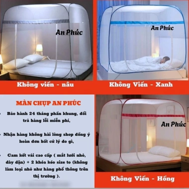 Màn Ngủ Chống Muỗi Khung Vuông Tự Bung - Mùng Gấp Gọn Thông Minh, Hoạ Tiết, Giá 181.000₫ 2 Màn Ngủ Chống Muỗi Khung Vuông Tự Bung - Mùng Gấp Gọn Thông Minh, Hoạ Tiết, Giá 181.000₫ 2