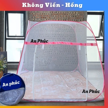 Màn Ngủ Chống Muỗi Khung Vuông Tự Bung - Mùng Gấp Gọn Thông Minh, Hoạ Tiết, Giá 181.000₫