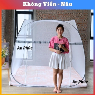 Màn Ngủ Chống Muỗi Khung Vuông Tự Bung - Mùng Gấp Gọn Thông Minh, Hoạ Tiết, Giá 181.000₫