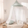 Màn ngủ công chúa bán che sáng, chống muỗi, chống bụi, siêu mềm mại - Lều chơi bé gái 476k 3